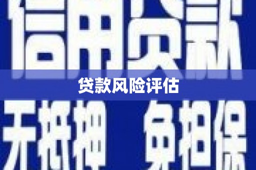 汕尾贷款风险评估