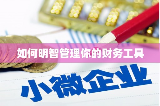 太谷如何明智管理你的财务工具