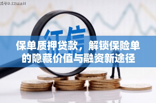 鱼台保单质押贷款，解锁保险单的隐藏价值与融资新途径