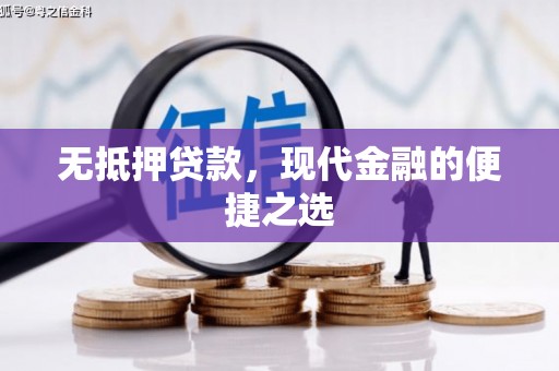 镇原无抵押贷款，现代金融的便捷之选