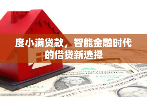 安阳度小满贷款，智能金融时代的借贷新选择