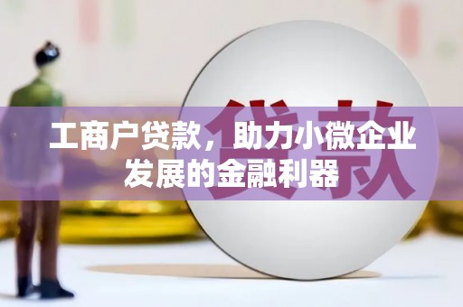 安定工商户贷款，助力小微企业发展的金融利器