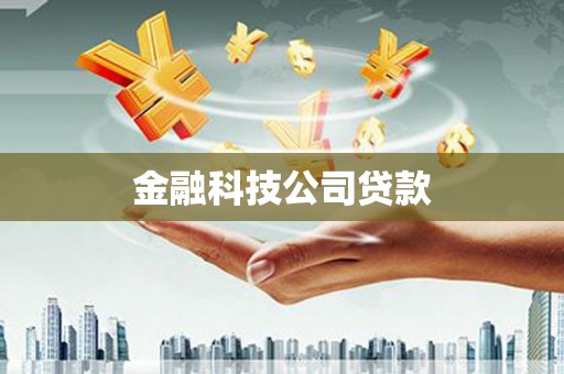 乌恰金融科技公司贷款