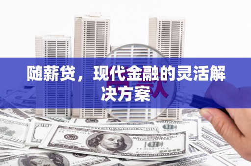 宛城随薪贷，现代金融的灵活解决方案
