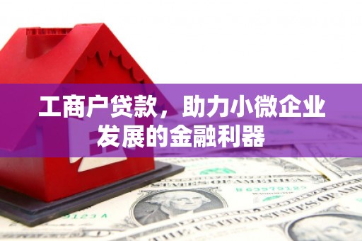 开江工商户贷款，助力小微企业发展的金融利器