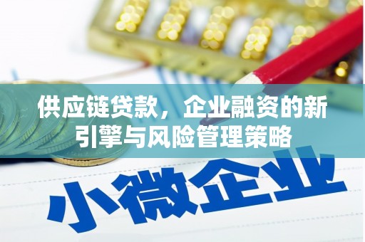 郴州供应链贷款，企业融资的新引擎与风险管理策略