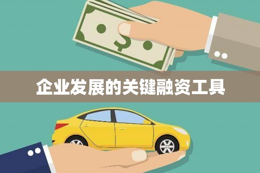 罗源企业发展的关键融资工具