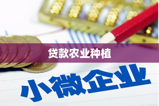 西吉贷款农业种植