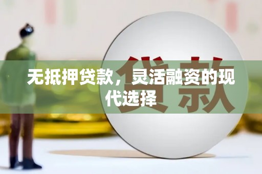 瑶海无抵押贷款，灵活融资的现代选择